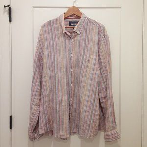 32 BAR BLUES Zing Italian linen shirt (XXL)